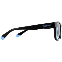 Polaroid Kids Polarised^Sunglasses 8009/N/NEW D51 C3 Black Blue Blue Polarized