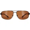 Polaroid Polarised^Premium Sunglasses X4404 B9W OX Gunmetal Copper AR Polarized