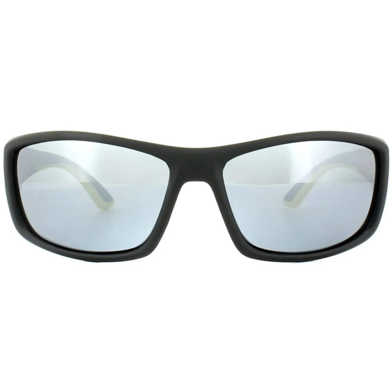 Polaroid Sport Polarised|Wrap^Sunglasses PLD 7011/S 71C EX Black Yellow Grey Silver M