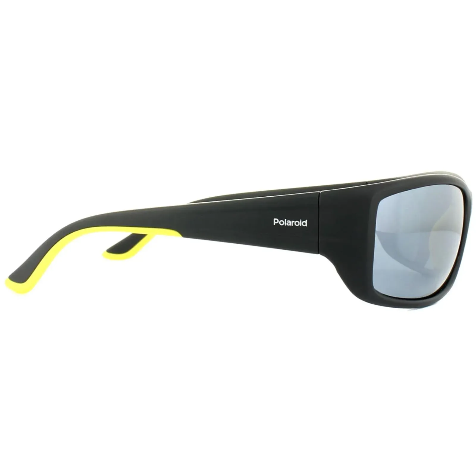 Polaroid Sport Polarised|Wrap^Sunglasses PLD 7011/S 71C EX Black Yellow Grey Silver M