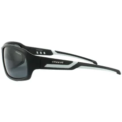 Polaroid Sport Polarised|Wrap^Sunglasses P7406 08A Y2 Black & Grey Grey Polarized