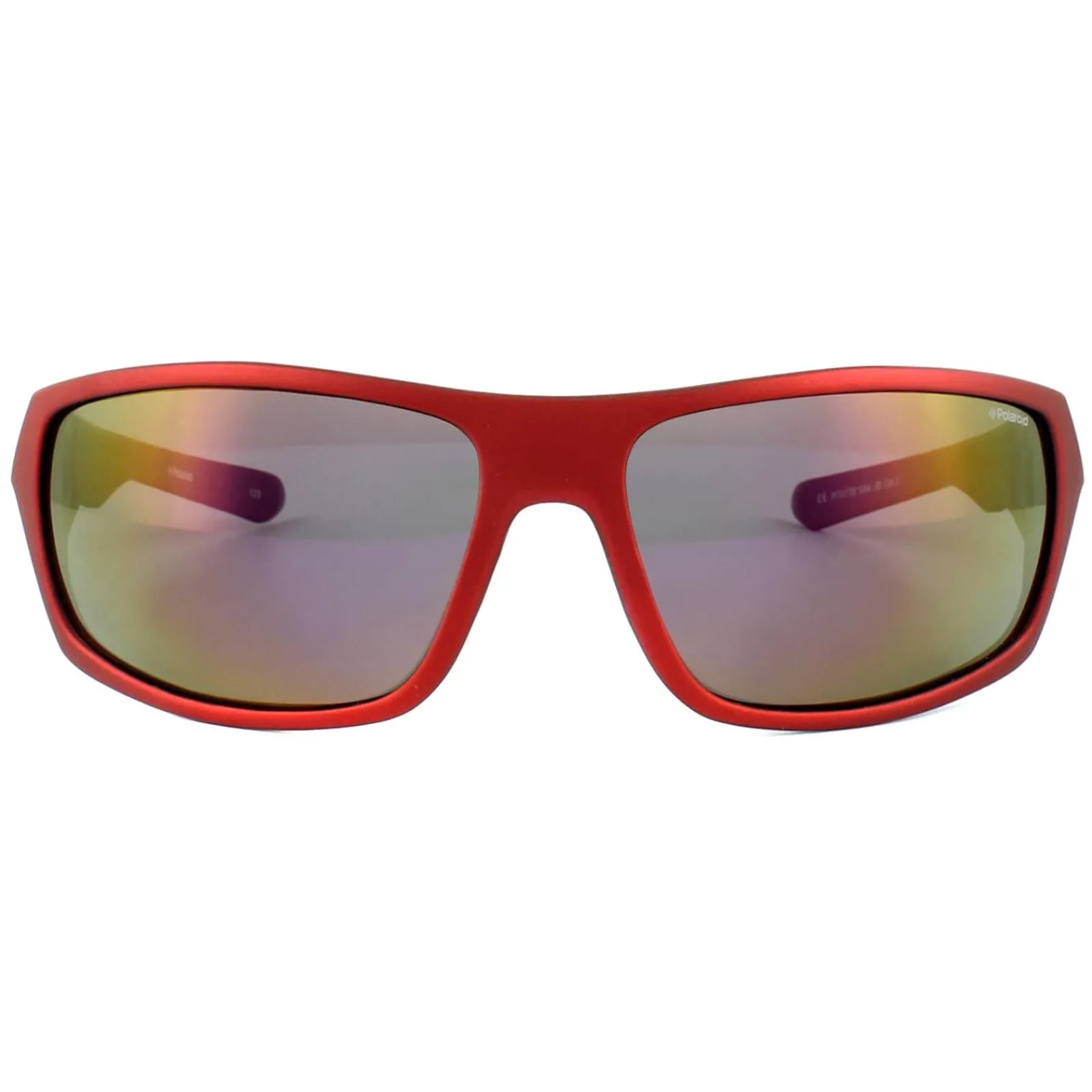 Polaroid Sport Polarised^Sunglasses P7417 0A4/JB Red & Black Yellow Red Polarize