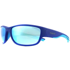 Polaroid Sport Polarised|Wrap^Sunglasses 7028/S PJP 5X Blue Blue Mirror Polarized
