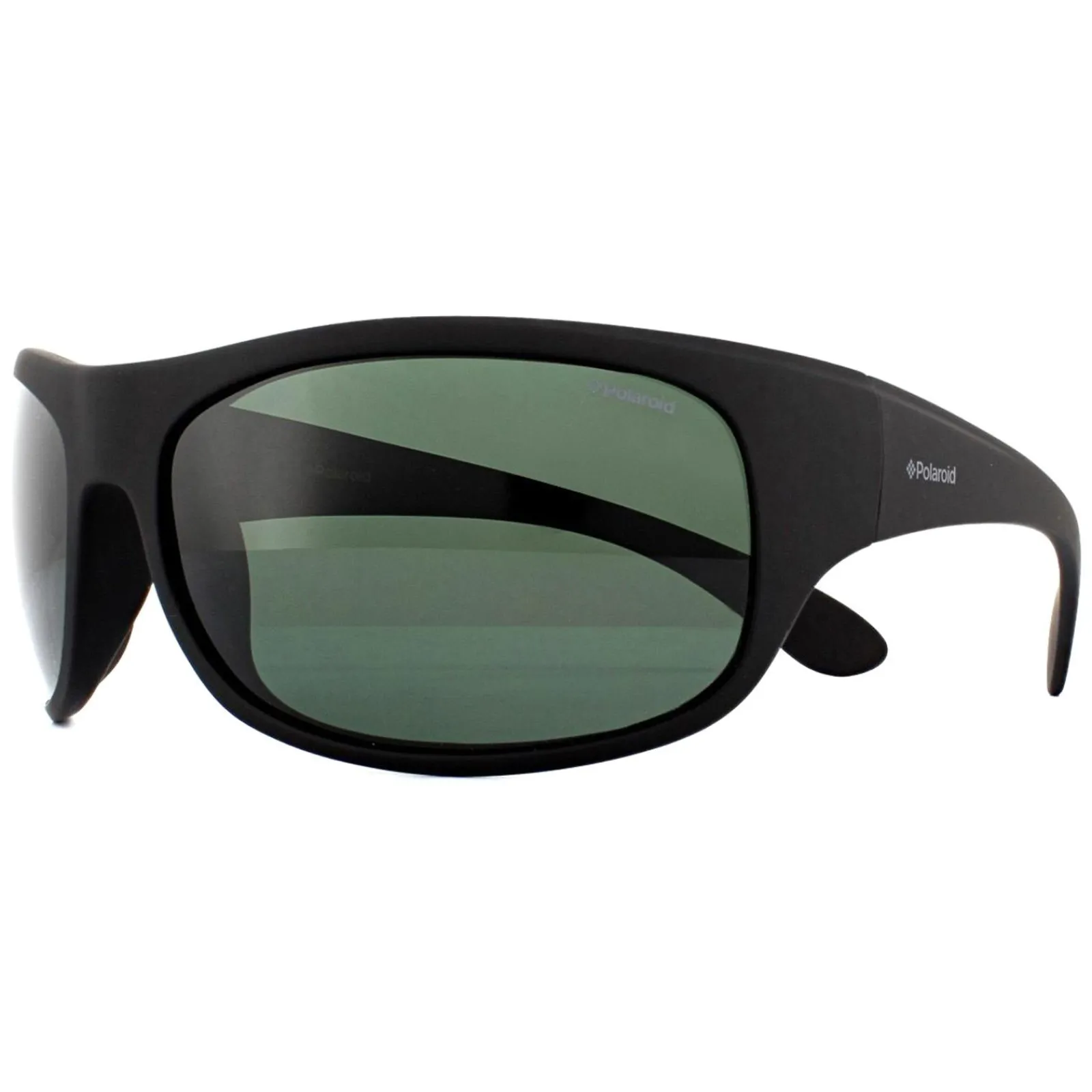 Polaroid Sport Polarised|Wrap^Sunglasses 07886 9CA RC Black Green Polarized