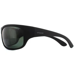 Polaroid Sport Polarised|Wrap^Sunglasses 07886 9CA RC Black Green Polarized