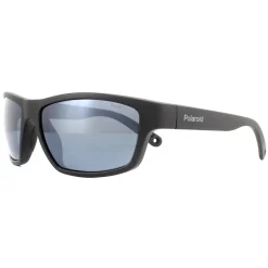 Polaroid Sport Polarised|Wrap^Sunglasses PLD 7037/S 003/EX Matte Black Grey Silver Mi