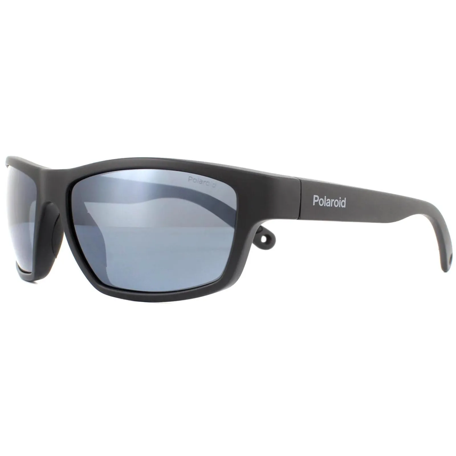 Polaroid Sport Polarised|Wrap^Sunglasses PLD 7037/S 003/EX Matte Black Grey Silver Mi