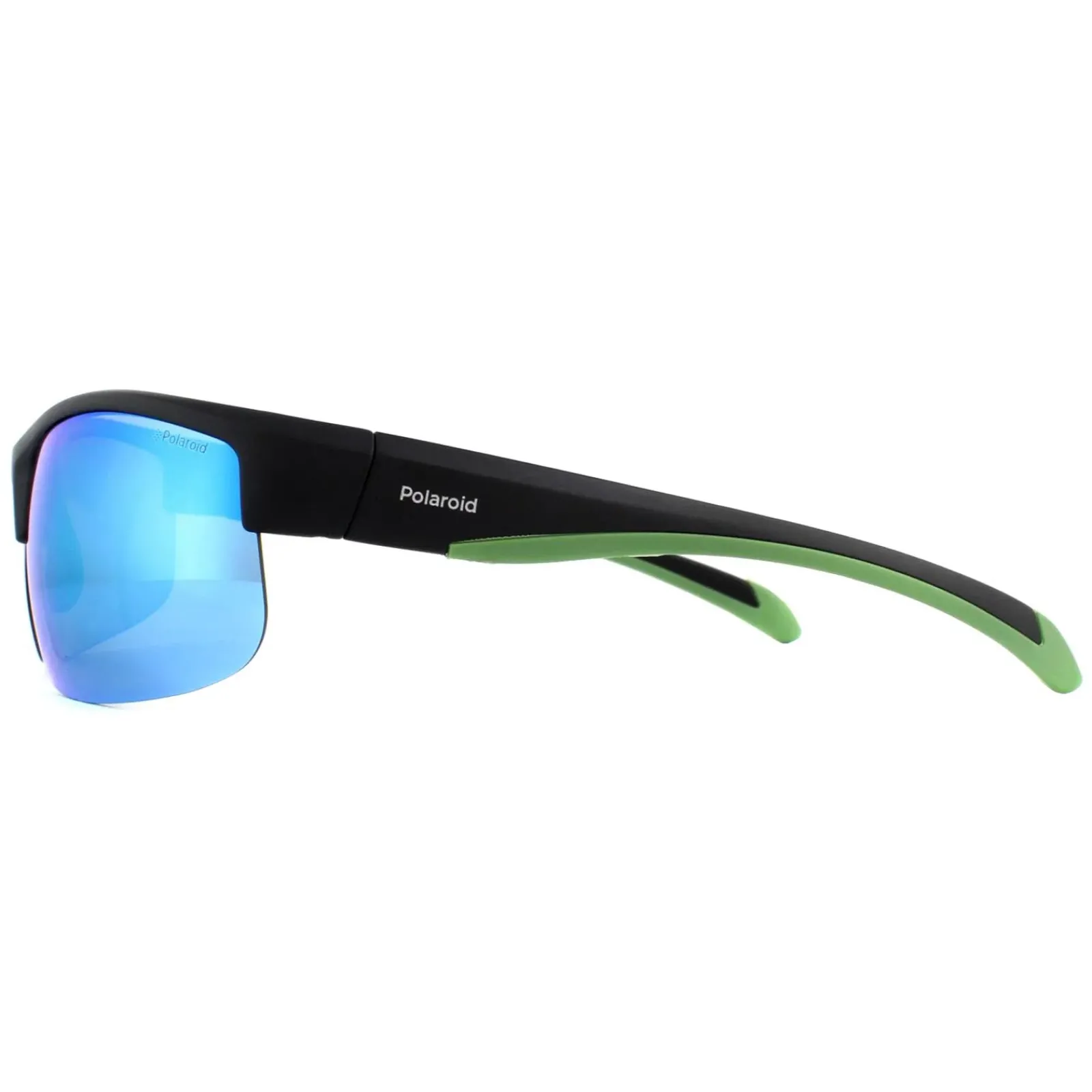 Polaroid Sport Polarised^Sunglasses PLD 7019/S 7ZJ 5X Black/Green Blue Polarized