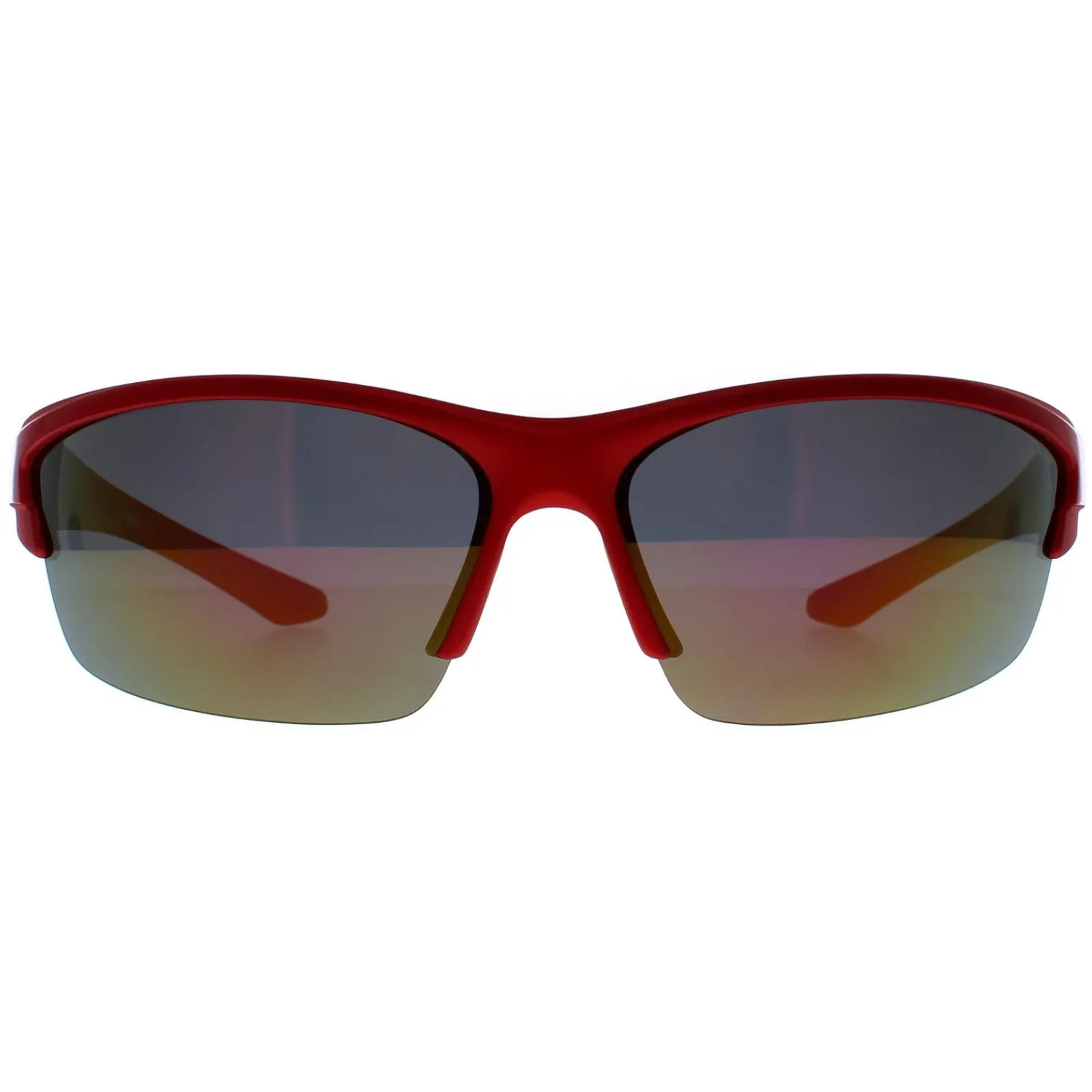 Polaroid Sport Polarised|Wrap^Sunglasses P7413 33W JB Shiny Red Grey Silver Mirror Po