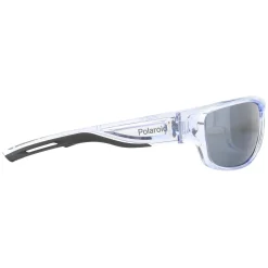 Polaroid Sport Polarised^Sunglasses PLD 7028/S MNG EX Crsytal Black Grey Silver