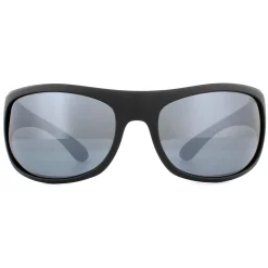 Polaroid Sport Polarised|Wrap^Sunglasses 07886 003 EX Matte Black Grey Silver Polariz