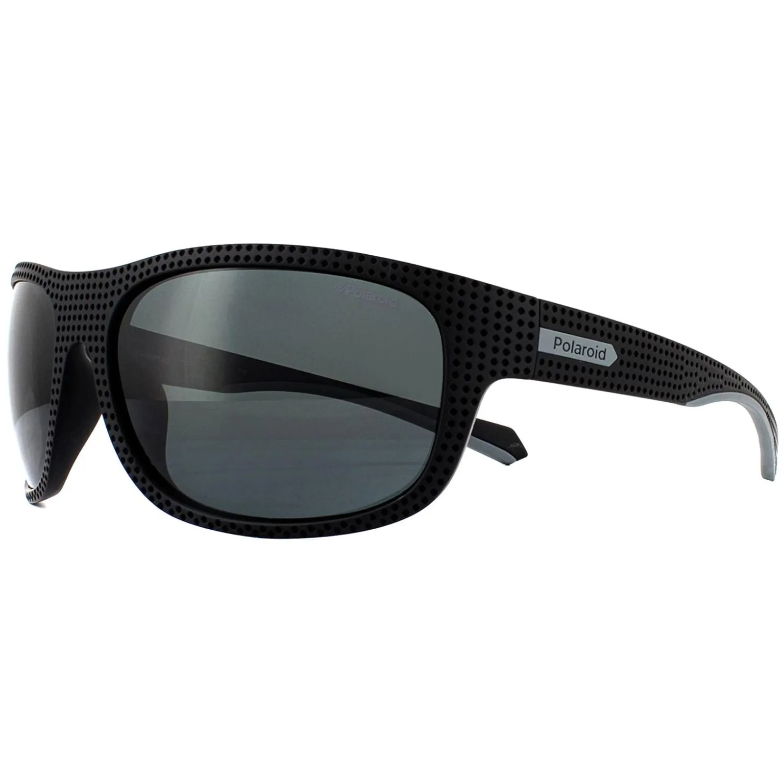 Polaroid Sport Polarised|Wrap^Sunglasses PLD 7022/S 807 M9 Black Grey Polarized