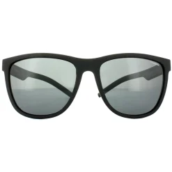 Polaroid Sport Polarised^Sunglasses PLD 6014/S YYV Y2 Rubber Black Grey Polarize