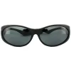 Polaroid Suncovers Polarised|Wrap^Fit Over Glasses Sunglasses P8900 KIH Y2 Black Grey