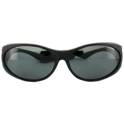 Polaroid Suncovers Polarised|Wrap^Fit Over Glasses Sunglasses P8900 KIH Y2 Black Grey