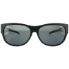 Polaroid Suncovers Polarised|Oval^Fit Over Glasses Sunglasses 9004/S DL5 Y2 Matte Bla