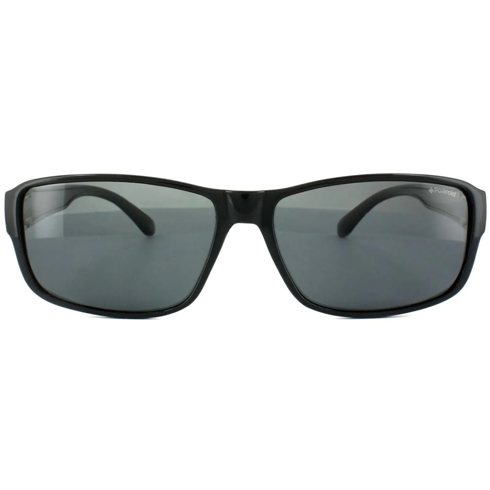 Polaroid Suncovers Polarised|Rectangle^Fit Over Glasses Sunglasses P8406 KIH Y2 Black Grey