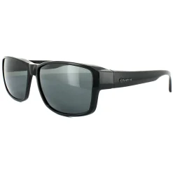 Polaroid Suncovers Polarised|Rectangle^Fit Over Glasses Sunglasses P8406 KIH Y2 Black Grey