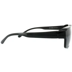 Polaroid Suncovers Polarised|Rectangle^Fit Over Glasses Sunglasses P8406 KIH Y2 Black Grey