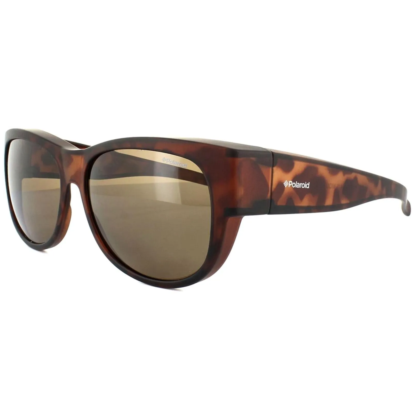 Polaroid Suncovers Polarised|Oval^Fit Over Glasses Sunglasses 9004/S MQU IG Dark Hava