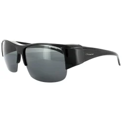 Polaroid Suncovers Polarised^Fitover Sunglasses P8405 KIH Y2 Black Grey Polarize