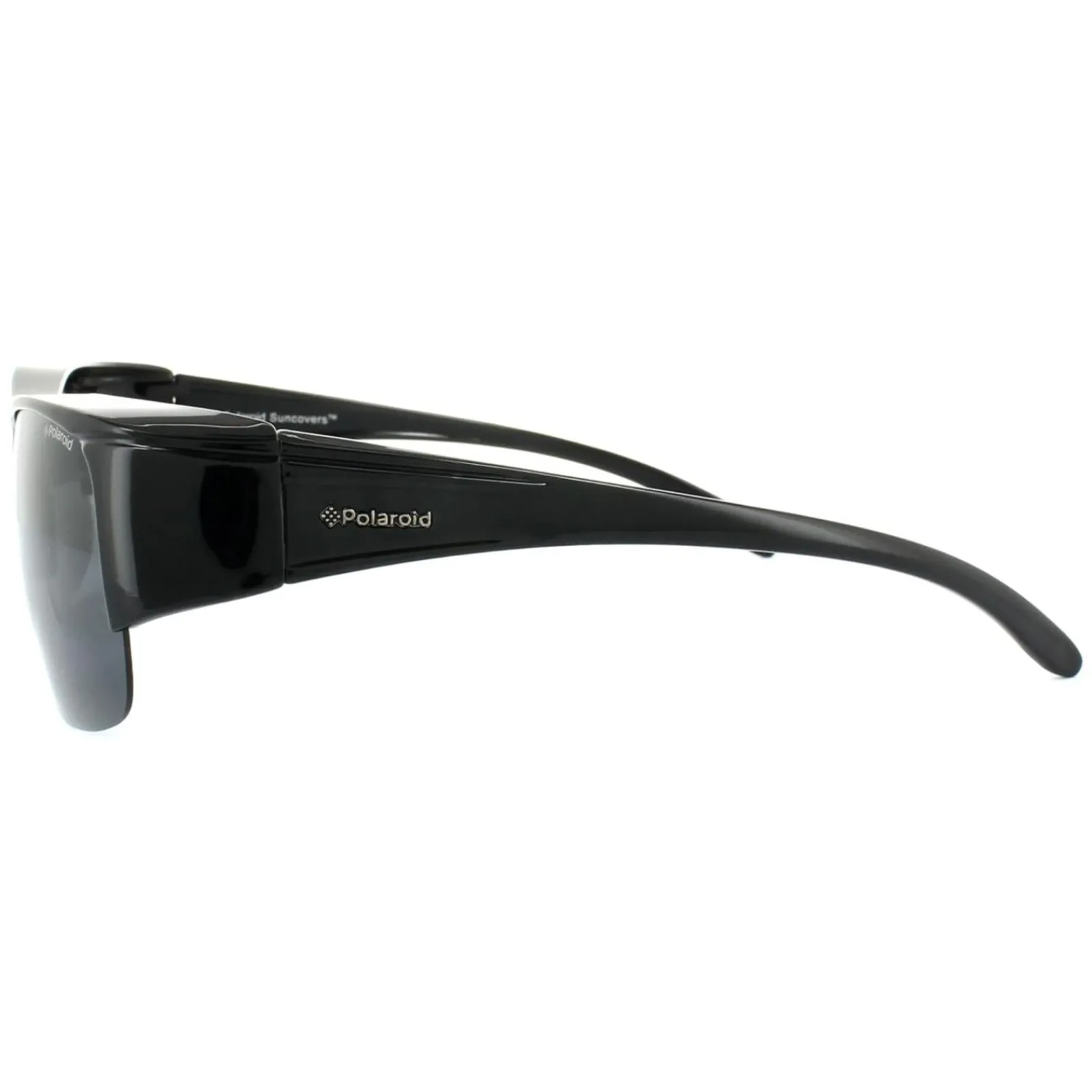 Polaroid Suncovers Polarised^Fitover Sunglasses P8405 KIH Y2 Black Grey Polarize