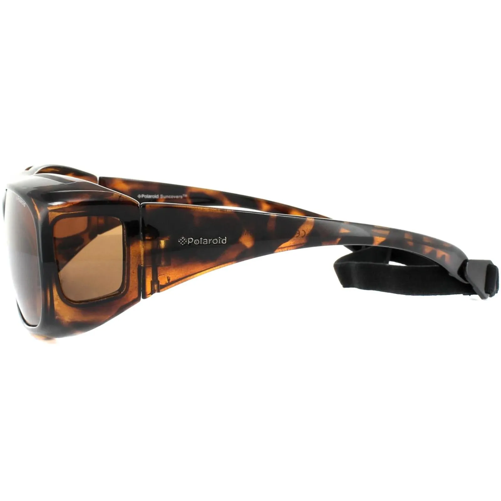 Polaroid Suncovers Polarised|Wrap^Fitover Sunglasses 08535 0BM HE Havana Copper Polar