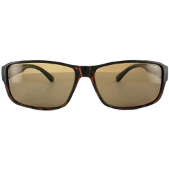 Polaroid Suncovers Polarised|Rectangle^Fitover Sunglasses P8406 0BM IG Dark Havana Brown P