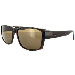 Polaroid Suncovers Polarised|Rectangle^Fitover Sunglasses P8406 0BM IG Dark Havana Brown P