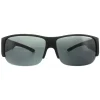 Polaroid Suncovers Polarised|Semi Rimless^Fitover Sunglasses PLD 9007/S DL5 Y2 Black Grey Pol