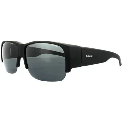 Polaroid Suncovers Polarised|Semi Rimless^Fitover Sunglasses PLD 9007/S DL5 Y2 Black Grey Pol