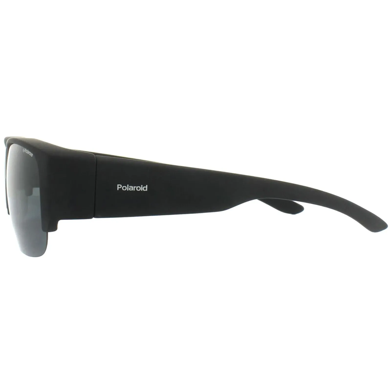 Polaroid Suncovers Polarised|Semi Rimless^Fitover Sunglasses PLD 9007/S DL5 Y2 Black Grey Pol