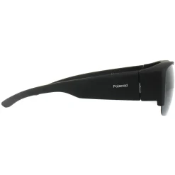 Polaroid Suncovers Polarised|Semi Rimless^Fitover Sunglasses PLD 9007/S DL5 Y2 Black Grey Pol
