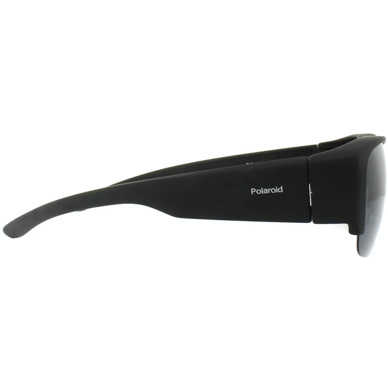 Polaroid Suncovers Polarised|Semi Rimless^Fitover Sunglasses PLD 9007/S DL5 Y2 Black Grey Pol