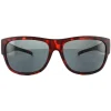 Polaroid Suncovers Polarised^Fitover Sunglasses 9003/S MRJ Y2 Havana Grey Polari