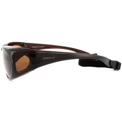 Polaroid Suncovers Polarised^Fitover Sunglasses P8900 09Q HE Brown Copper Polari
