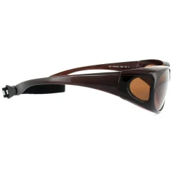 Polaroid Suncovers Polarised^Fitover Sunglasses P8900 09Q HE Brown Copper Polari