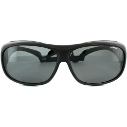 Polaroid Suncovers Polarised|Wrap^Fitover Sunglasses 08535 KIH Y2 Black Grey Polarize