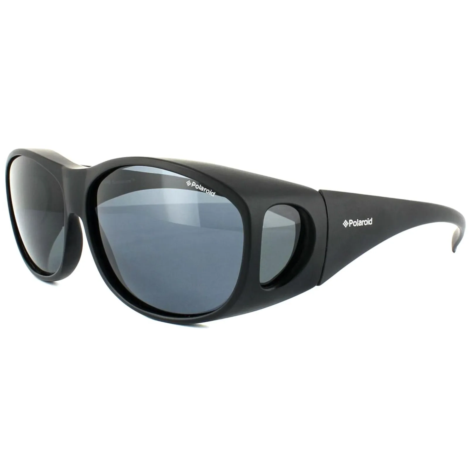 Polaroid Suncovers Polarised^Fitover Sunglasses 9005/S DL5 Y2 Matte Black Grey P