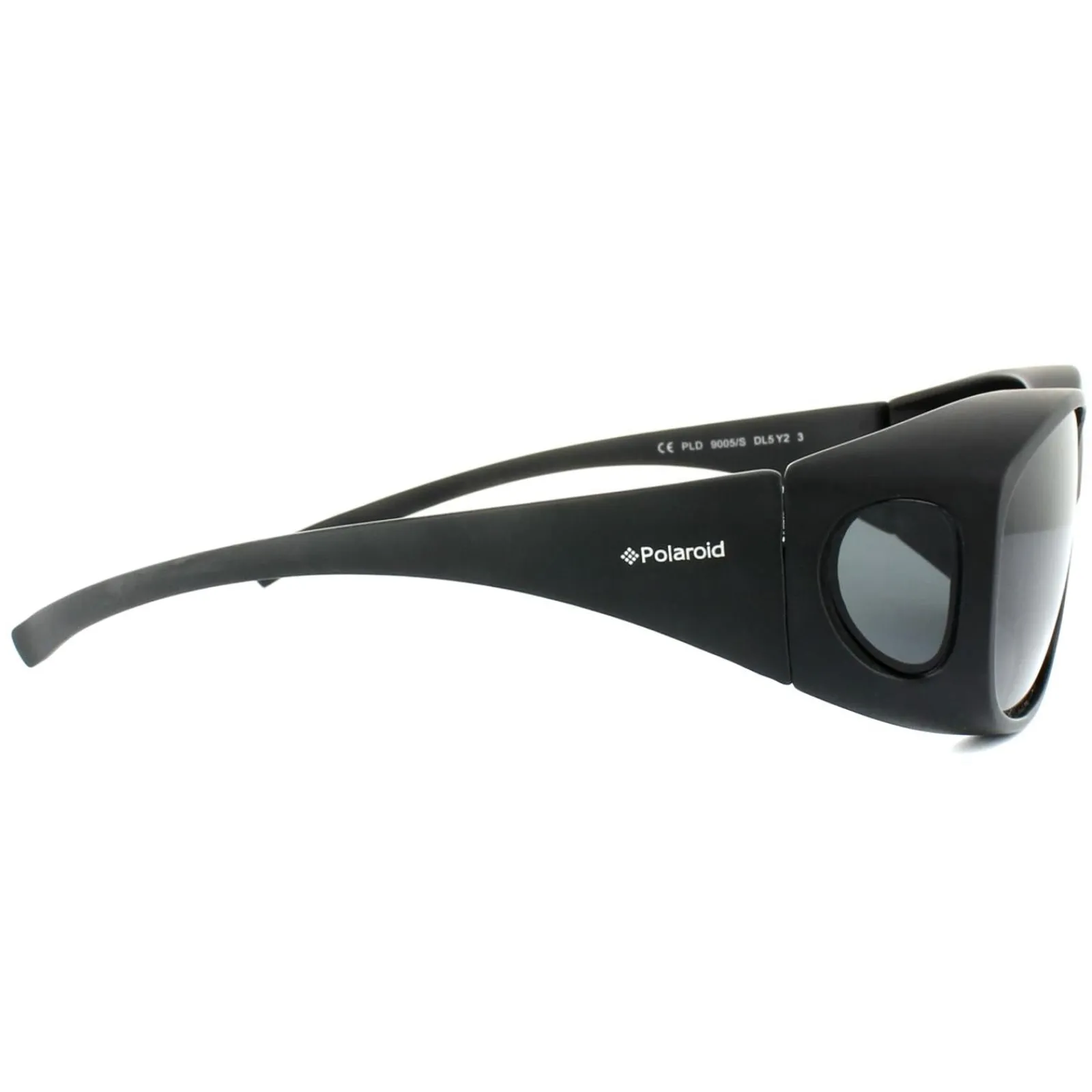 Polaroid Suncovers Polarised^Fitover Sunglasses 9005/S DL5 Y2 Matte Black Grey P