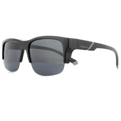 Polaroid Suncovers Polarised|Rectangle^Sunglasses PLD 9012/S 807 M9 Black Grey Polarized