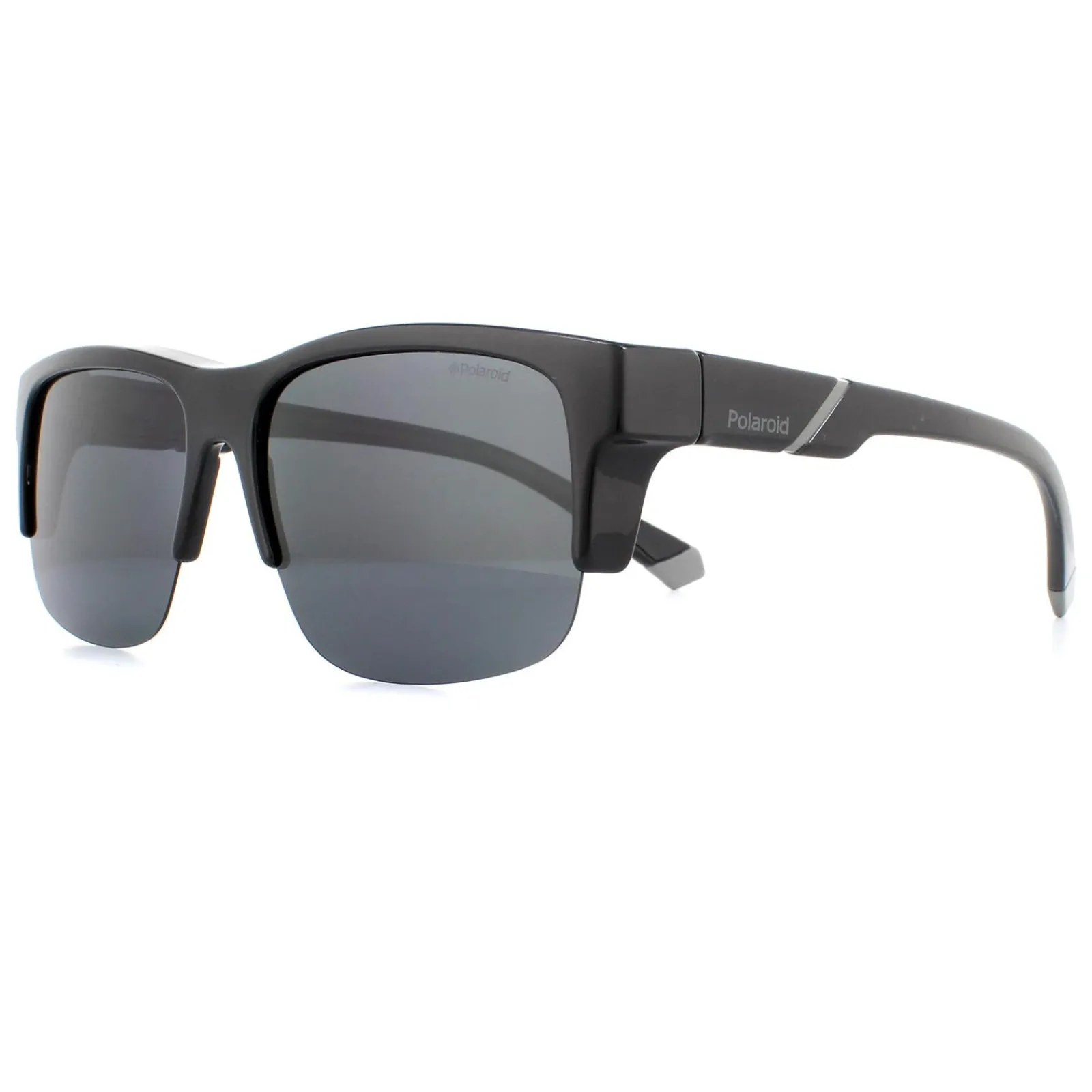 Polaroid Suncovers Polarised|Rectangle^Sunglasses PLD 9012/S 807 M9 Black Grey Polarized