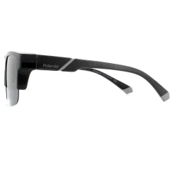 Polaroid Suncovers Polarised|Rectangle^Sunglasses PLD 9012/S 807 M9 Black Grey Polarized