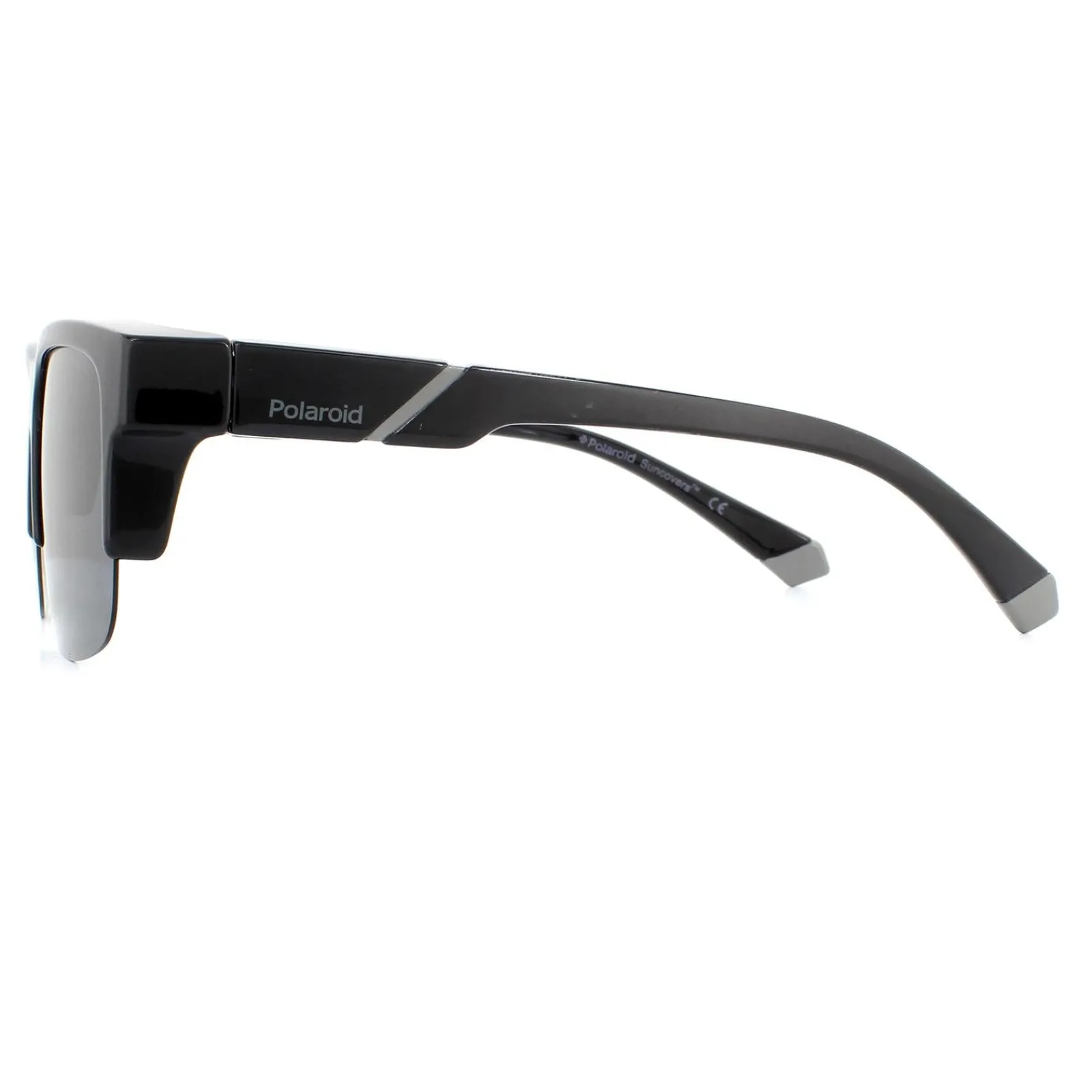 Polaroid Suncovers Polarised|Rectangle^Sunglasses PLD 9012/S 807 M9 Black Grey Polarized