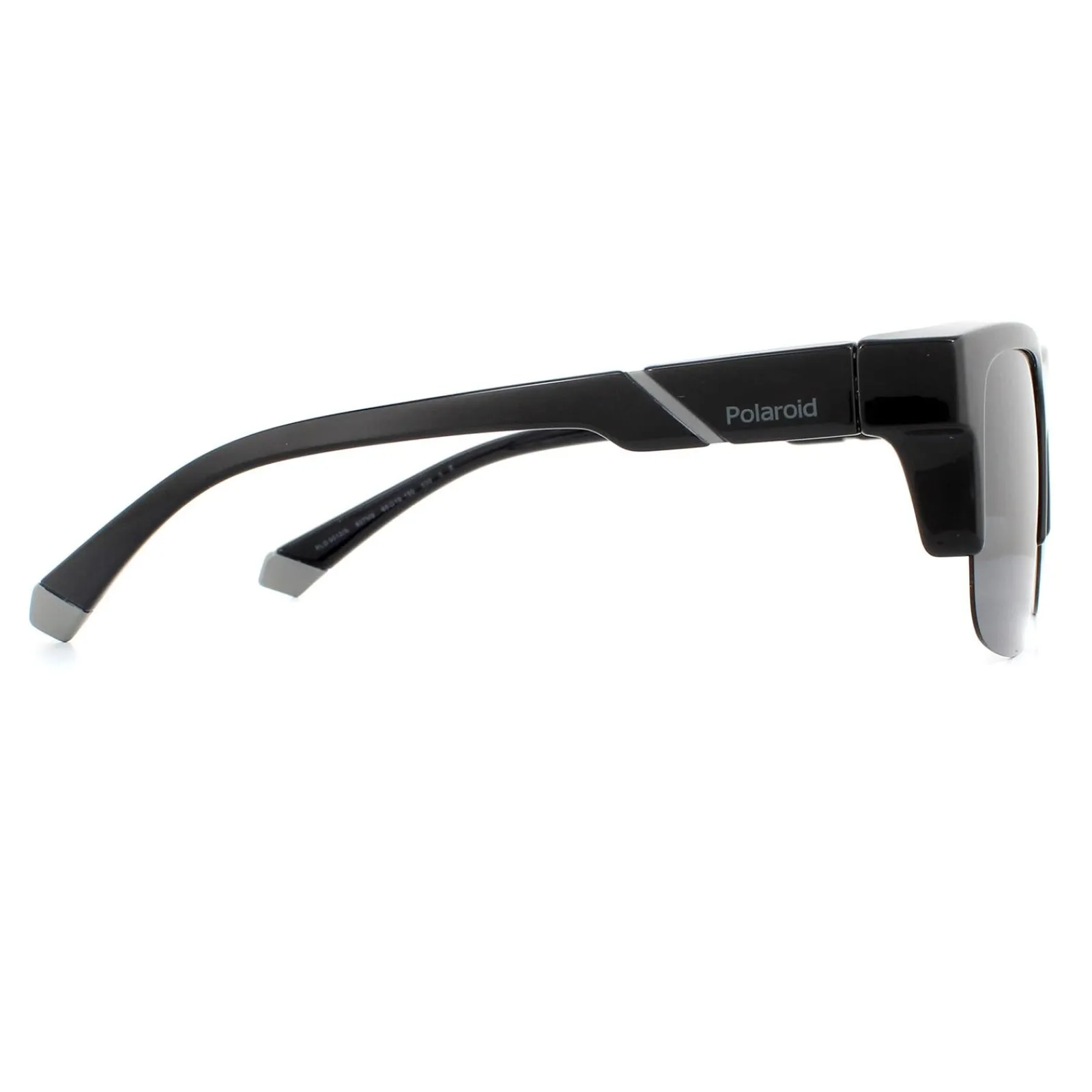 Polaroid Suncovers Polarised|Rectangle^Sunglasses PLD 9012/S 807 M9 Black Grey Polarized