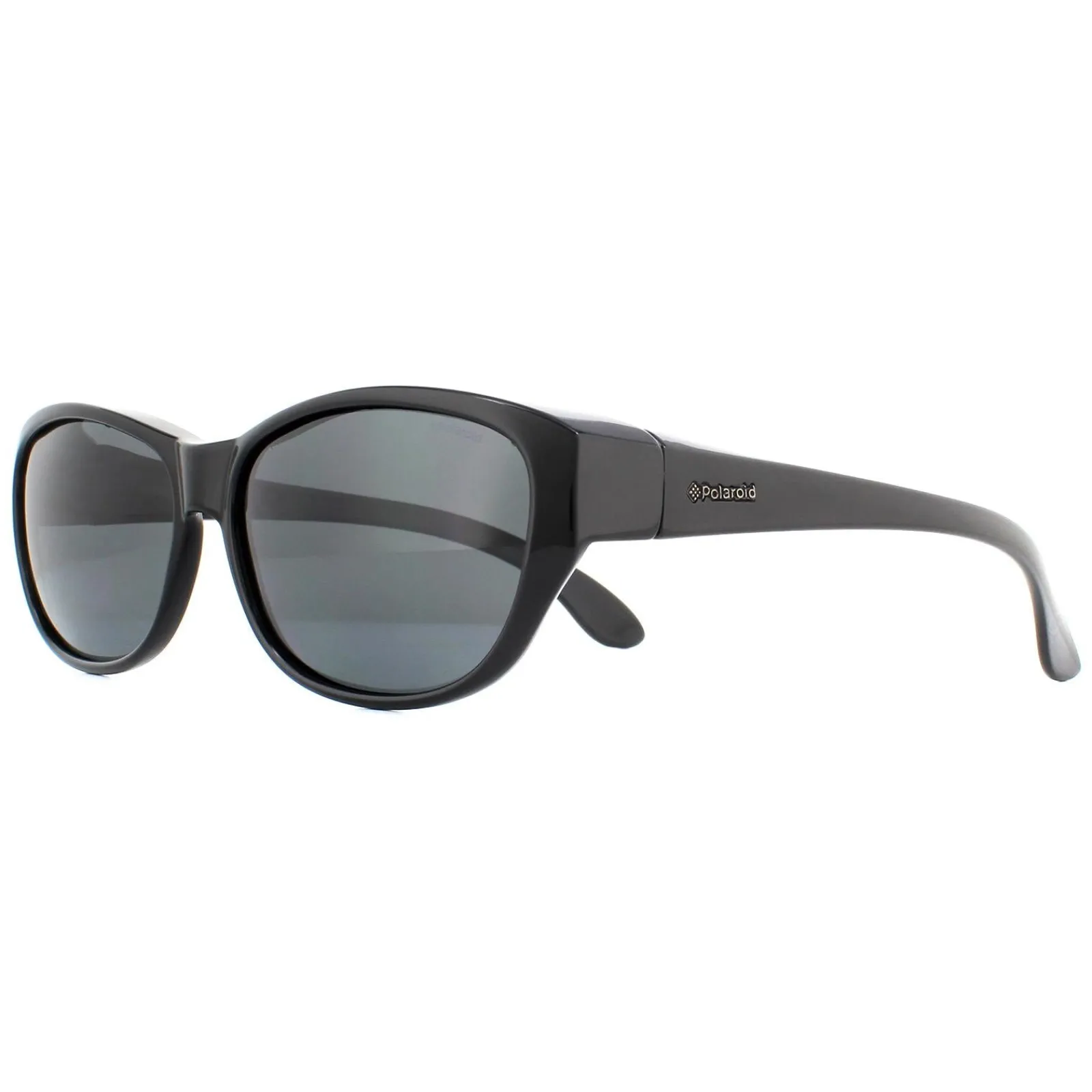Polaroid Suncovers Polarised|Wrap^Sunglasses P8407 KIH Y2 Black Grey Polarized