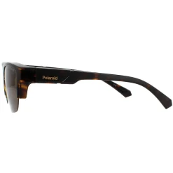 Polaroid Suncovers Polarised|Rectangle^Sunglasses PLD 9015/S 086 HE Havana Brown Copper Po