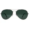 Polaroid Polarised^Sunglasses 04213 00U H8 Gold Green Polarized