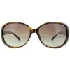 Polaroid Polarised|Butterfly^Sunglasses P8430 581 LA Havana Black Brown Gradient Polarized