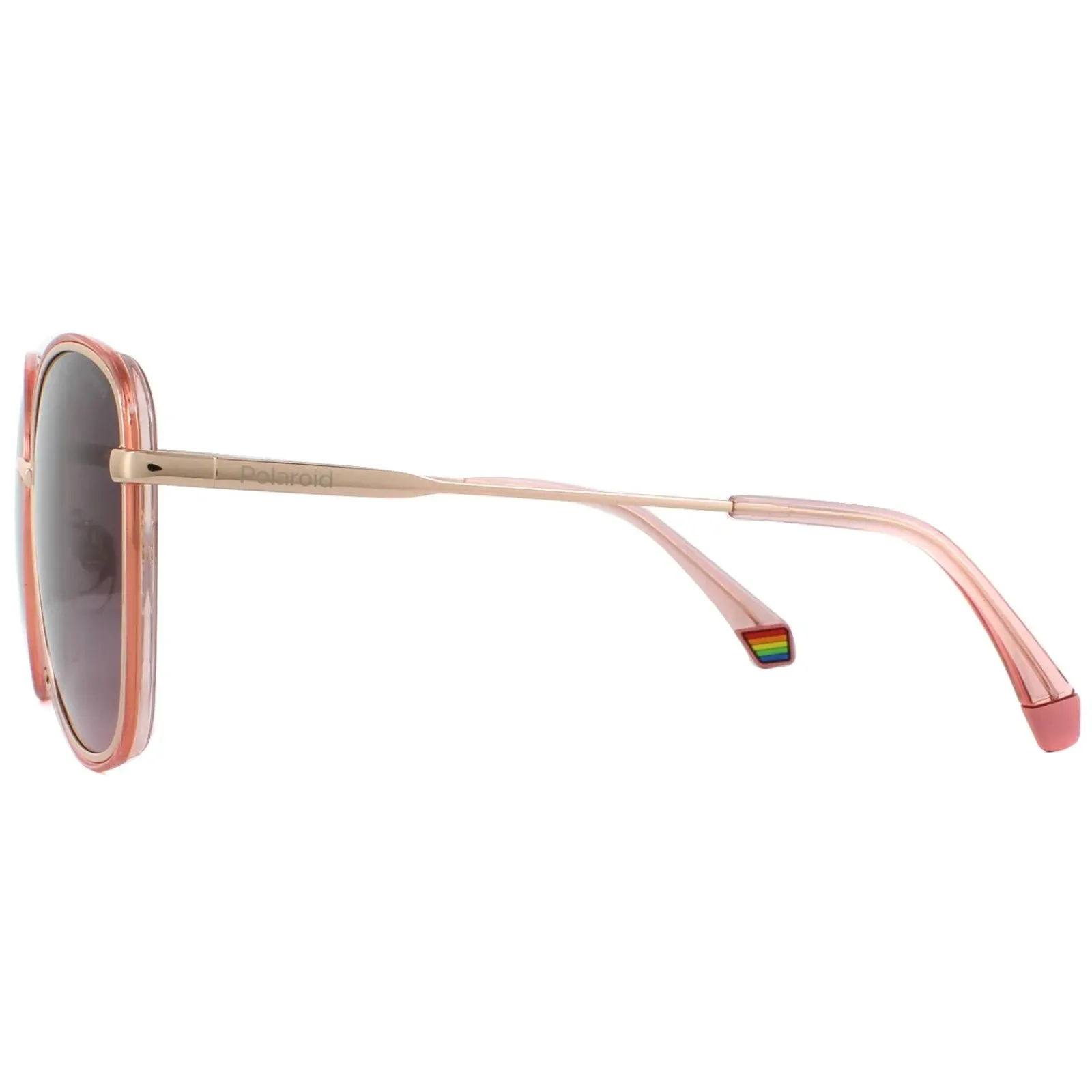 Polaroid Polarised|Square^Sunglasses PLD 6117/G/S S45 JR Pink Gold Burgundy Gradient Po